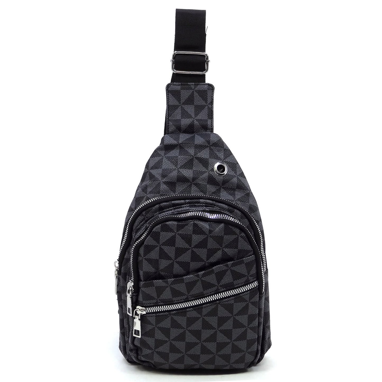 Sling Backpack,Travel Hiking Daypack Pattern Rope Crossbody Shoulder Bag PMLH775