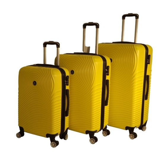 Hard side Spinner Wheel Luggage, Yellow PMX123_yellow