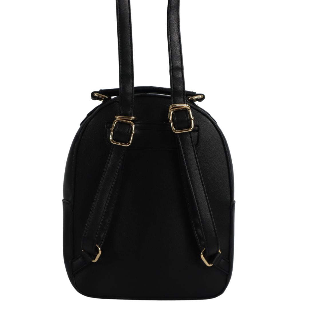 PMN1286 Black Convertible Backpack (Backpack + Shoulder Bag)