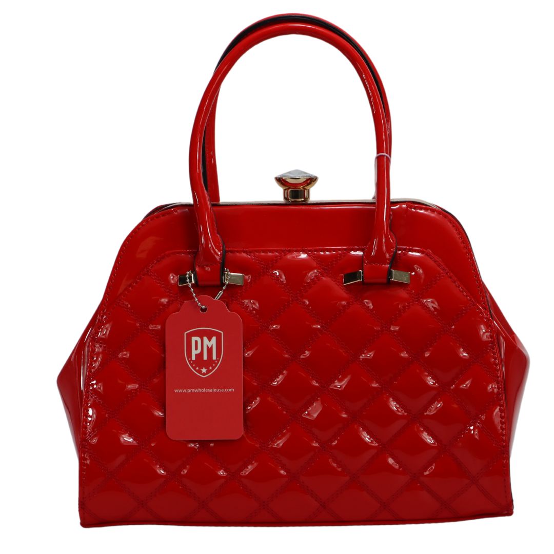 Gramercy & Grand Vegan Red Patent Leather NWT Crossbody handbag | eBay