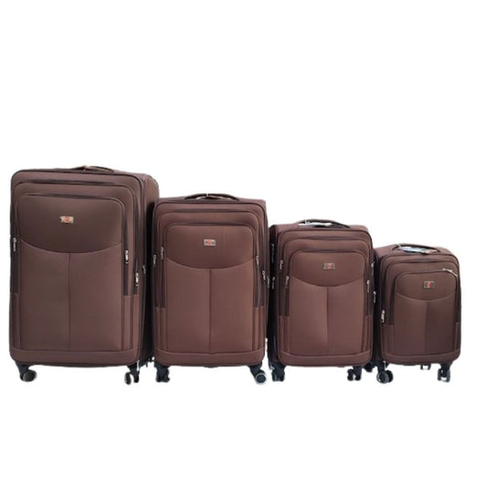 Luggage Sets 4 Piece Soft side Expandable Lightweight Durable Suitcase Sets, Double Spinner Wheels, Lock (20in/24in/28in/32") PM1001