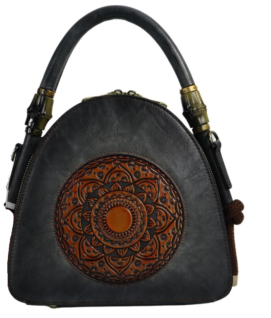 Retro Cowhide Leather Shoulder Bag L27 Luxury Designer Women